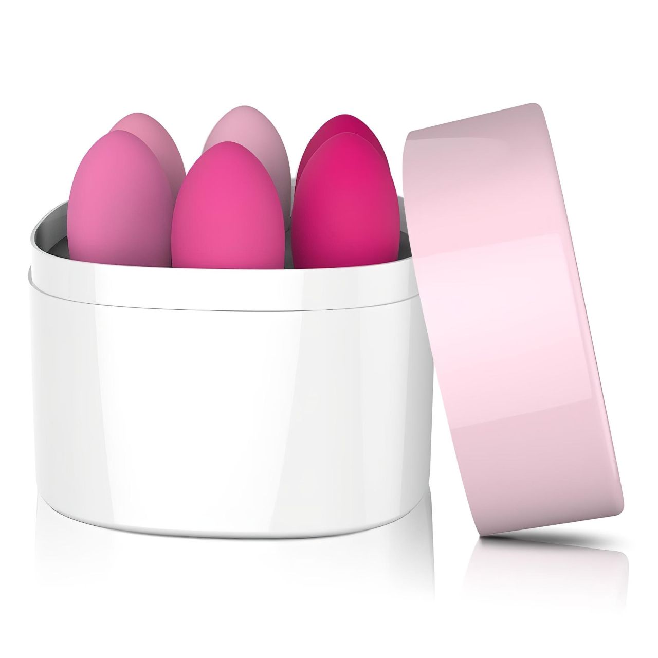 Sex HD Eggs - 6 db-os kegel golyó szett (pink) Sex HD Eggs - 6 db-os kegel golyó szett (pink)