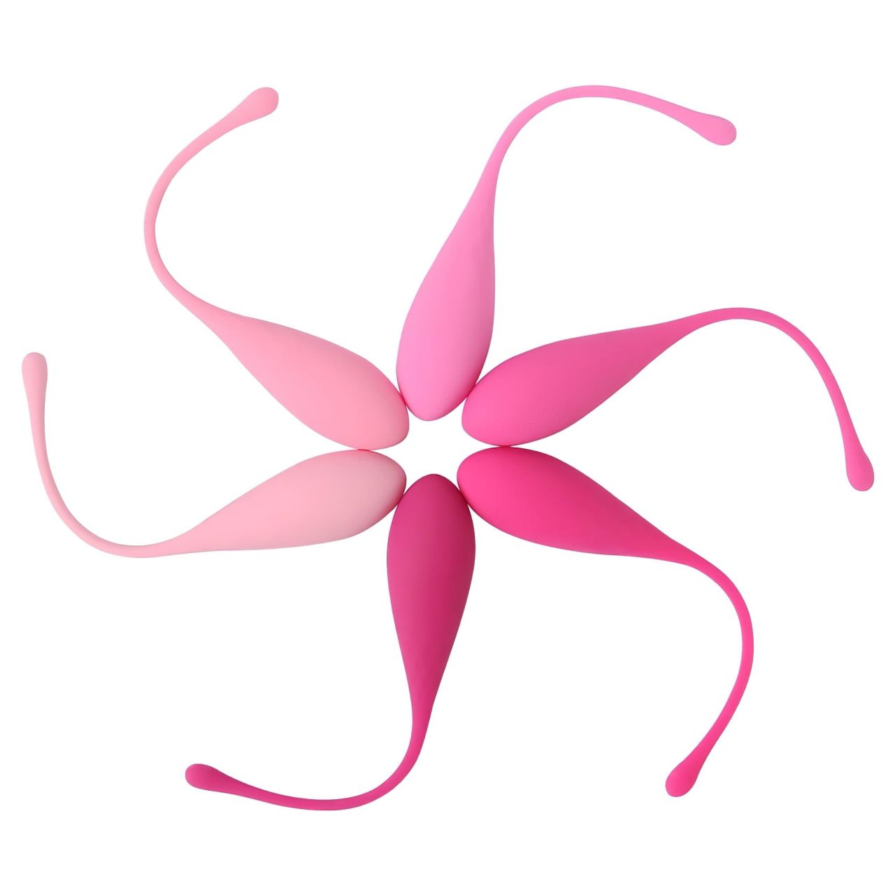 Sex HD Eggs - 6 db-os kegel golyó szett (pink) Sex HD Eggs - 6 db-os kegel golyó szett (pink)