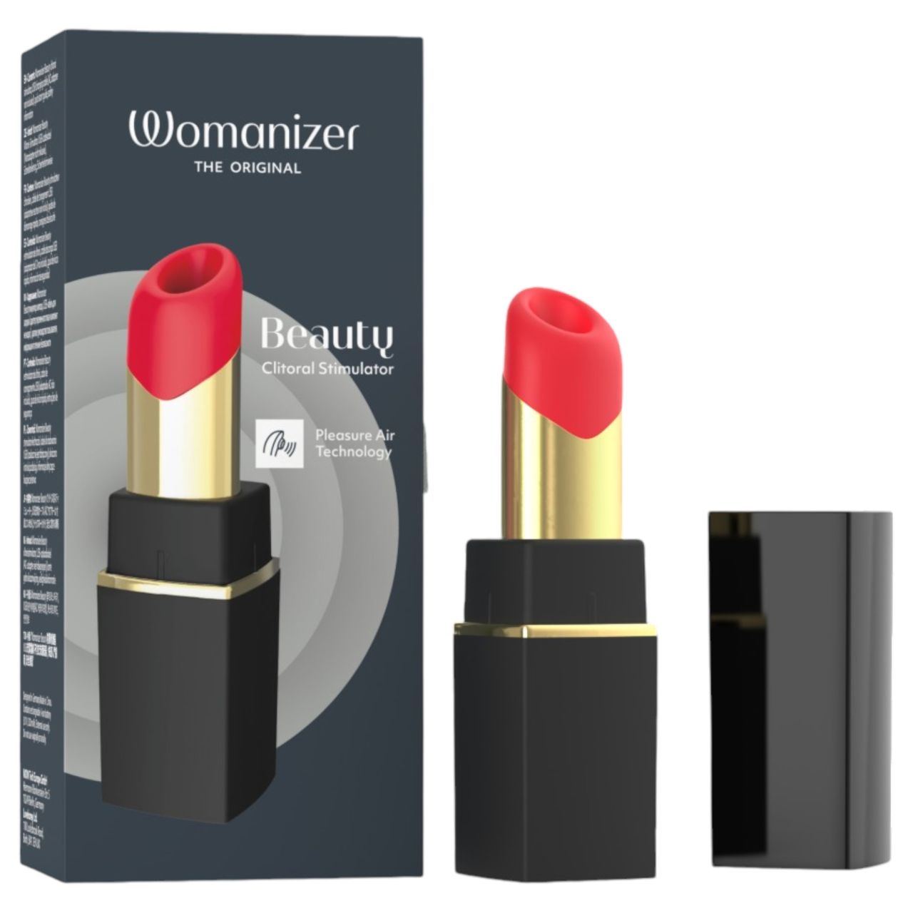 Womanizer Beauty - rúzs alakú léghullámos csiklóizgató (fekete) Womanizer Beauty - rúzs alakú léghullámos csiklóizgató (fekete)