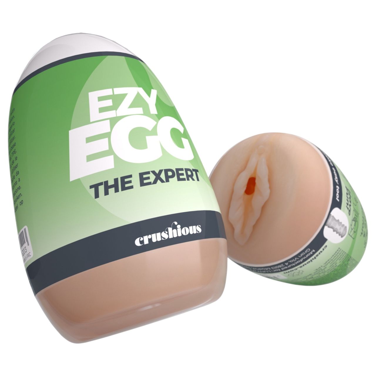Crushious Ezy Egg The Expert - maszturbátor tojás (testszínű) Crushious Ezy Egg The Expert - maszturbátor tojás (testszínű)