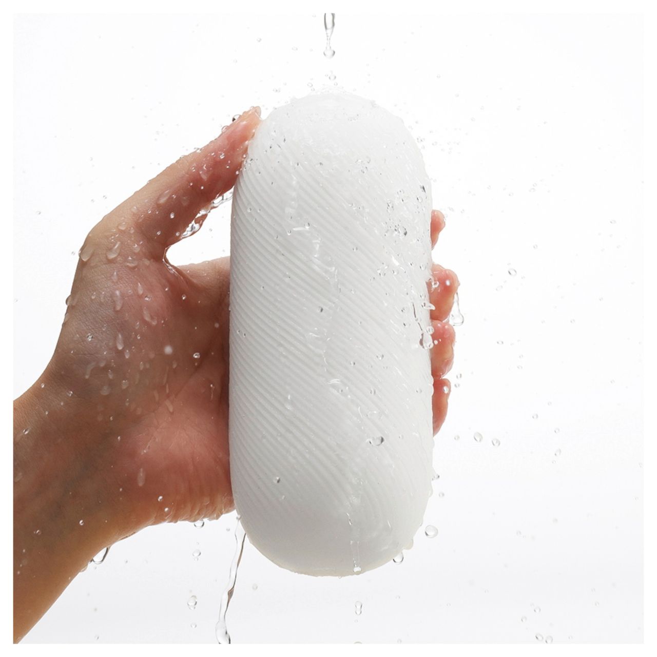 TENGA 3Dx Zen - 3D mintás maszturbátor (fehér)