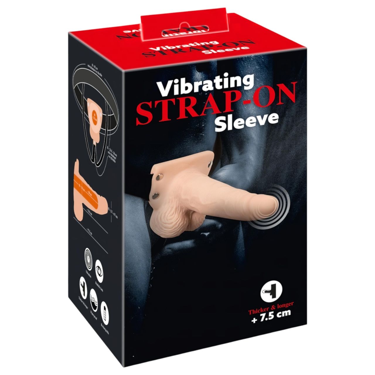 You2Toys Strap-on - üreges, felcsatolható vibrátor (testszínű) You2Toys Strap-on - üreges, felcsatolható vibrátor (testszínű)