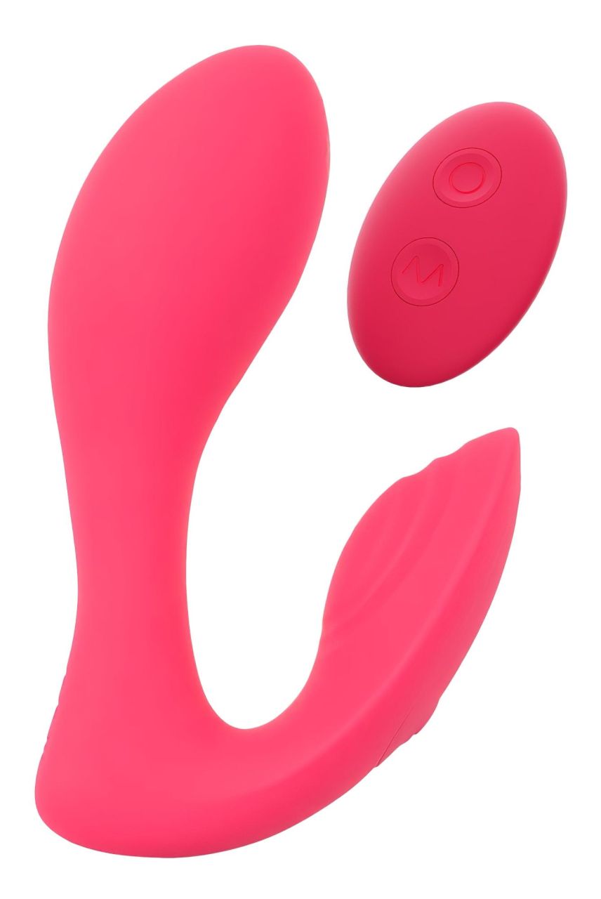 SMILE Panty - hordható akkus, rádiós 2in1 vibrátor (pink)