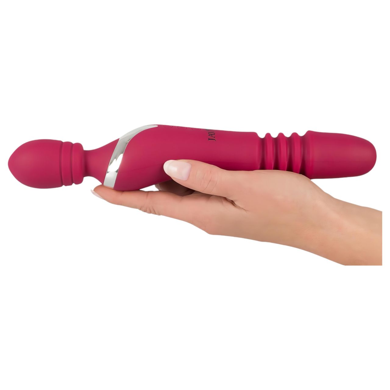Javida Thrusting - 3in1 masszírozó vibrátor (piros) Javida Thrusting - 3in1 masszírozó vibrátor (piros)