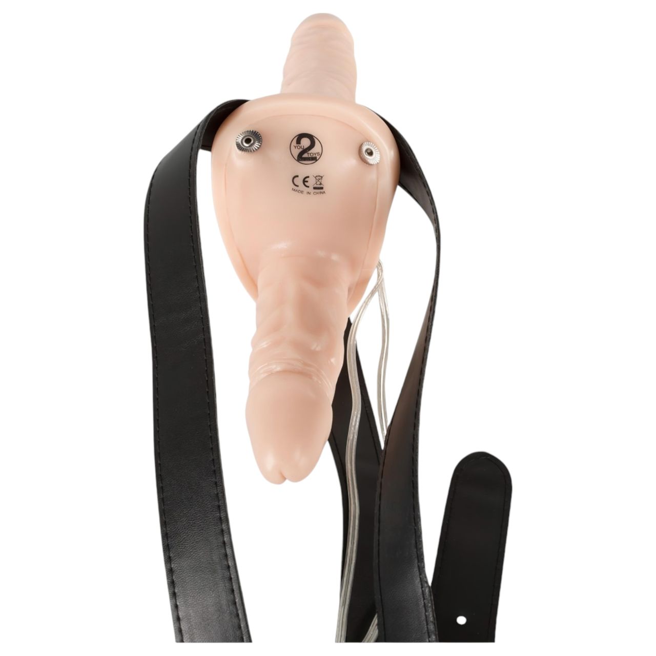 / You2Toys - felcsatolható duó vibrátor- natúr / You2Toys - felcsatolható duó vibrátor- natúr