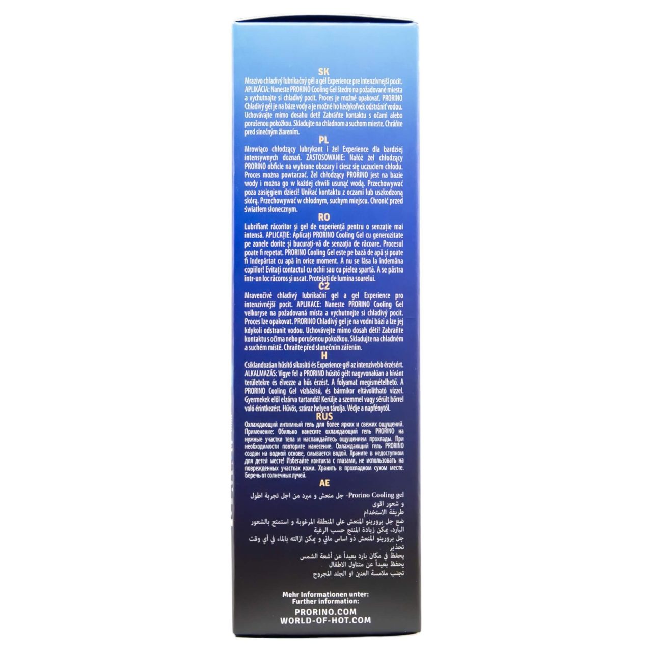 HOT Prorino - erős hűsítő intim krém férfiaknak (100 ml) HOT Prorino - erős hűsítő intim krém férfiaknak (100 ml)
