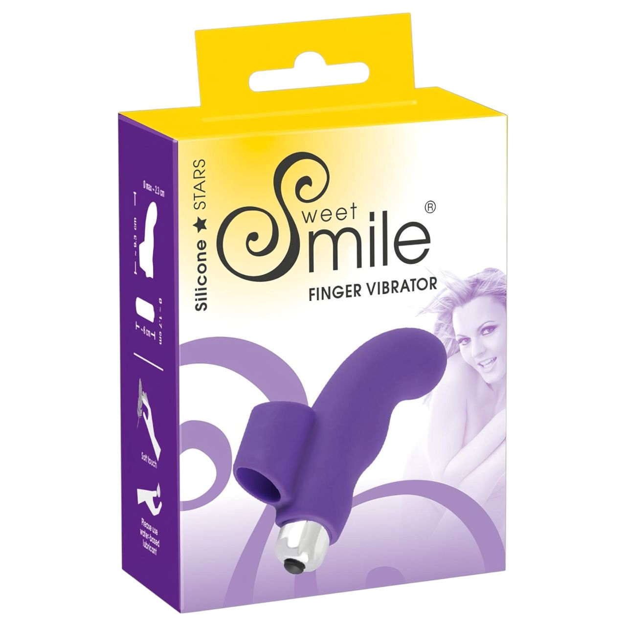 SMILE Finger - hullámos, szilikon ujjvibrátor (lila) SMILE Finger - hullámos, szilikon ujjvibrátor (lila)