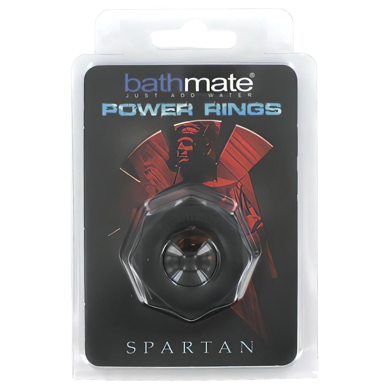 BathMate - Spartan szilikon péniszgyűrű (fekete)