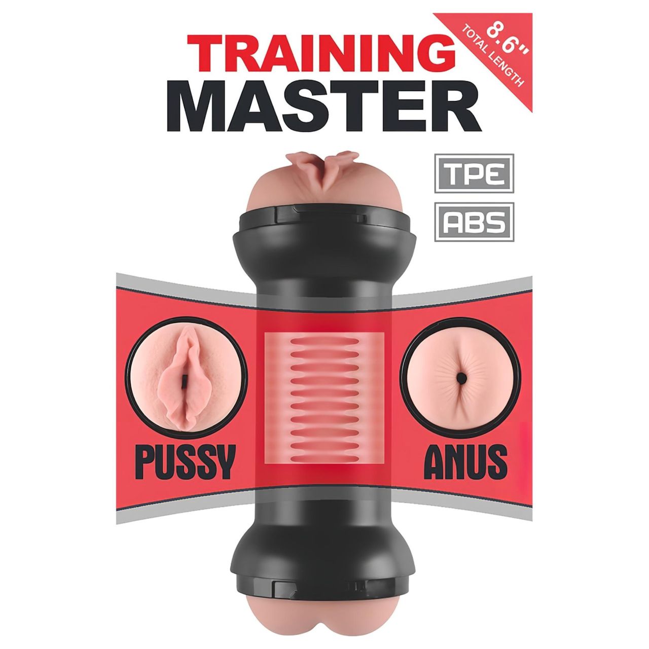 Lovetoy - punci és popsi maszturbátor (testszínű)