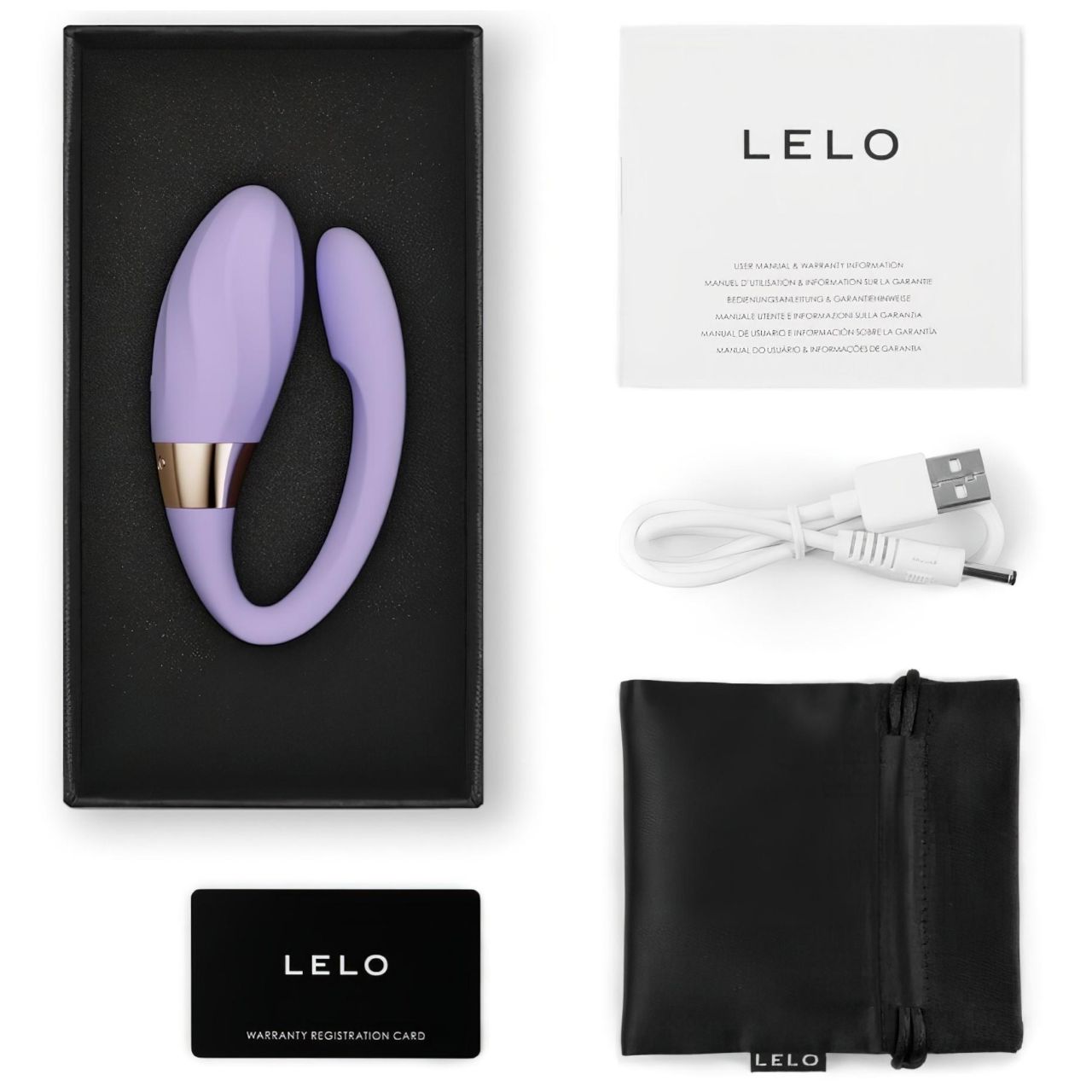 LELO Tiani Twist - App-vezérelt párvibrátor (lila)