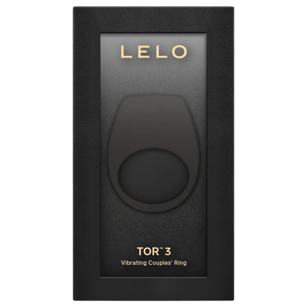LELO Tor 3 - App-vezérelt vibrációs péniszgyűrű, férfiaknak (fekete)