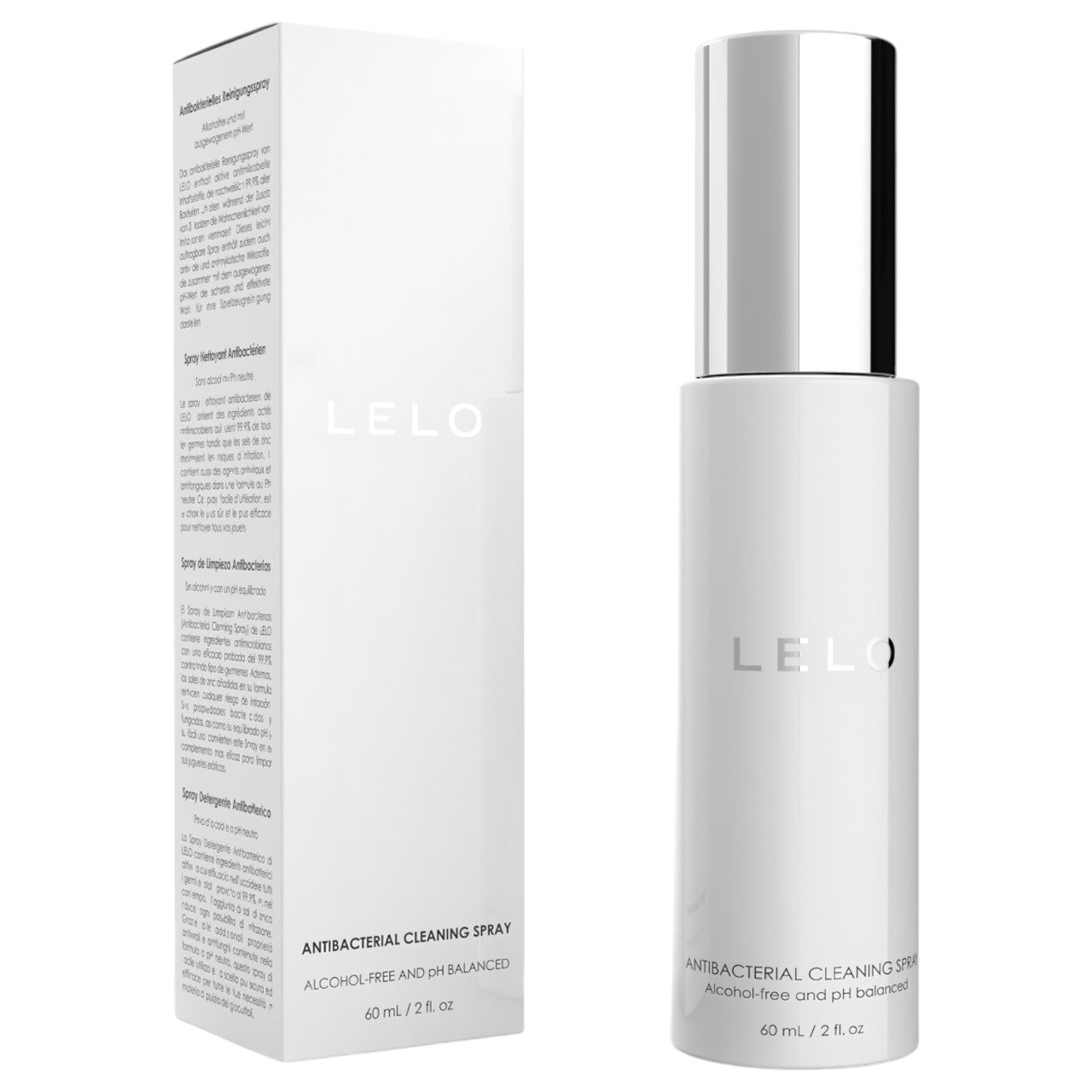 LELO antibakteriális fertőtlenítő és tisztító spray (60 ml)