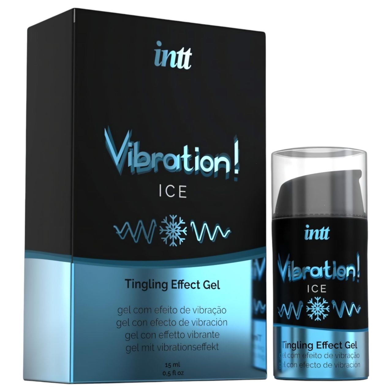 Intt Vibration! - folyékony vibrátor - jég (15 ml)