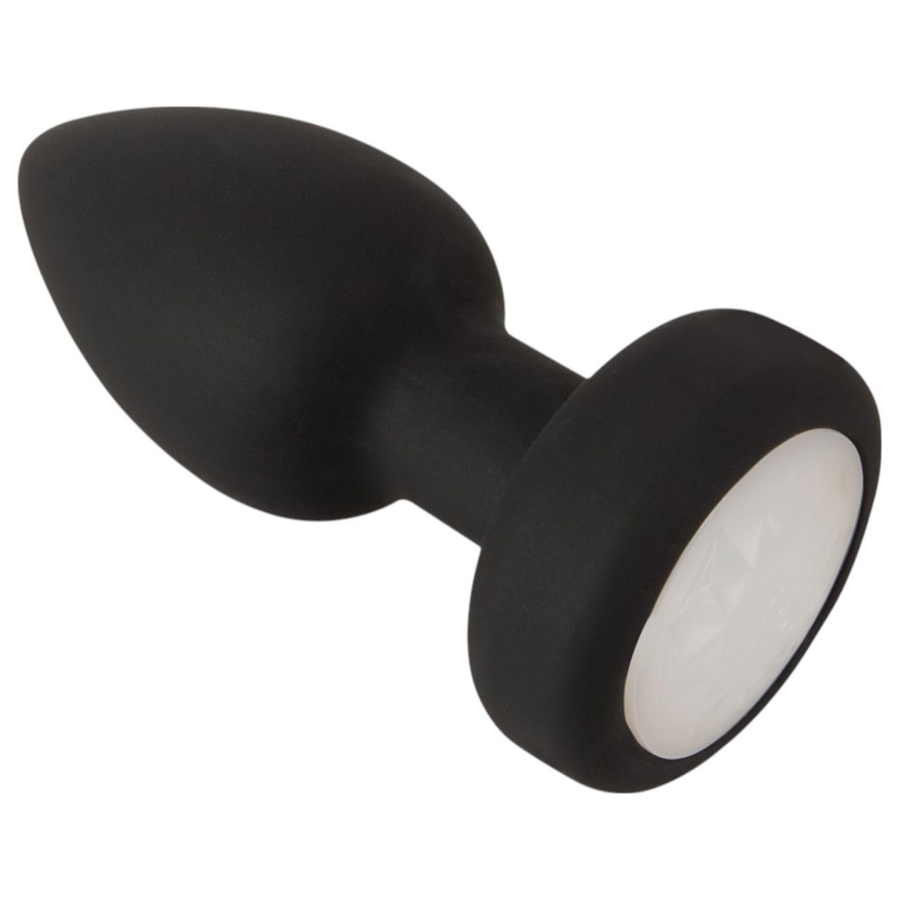 ANOS - világító, vibrációs anál plug (fekete) ANOS - világító, vibrációs anál plug (fekete)