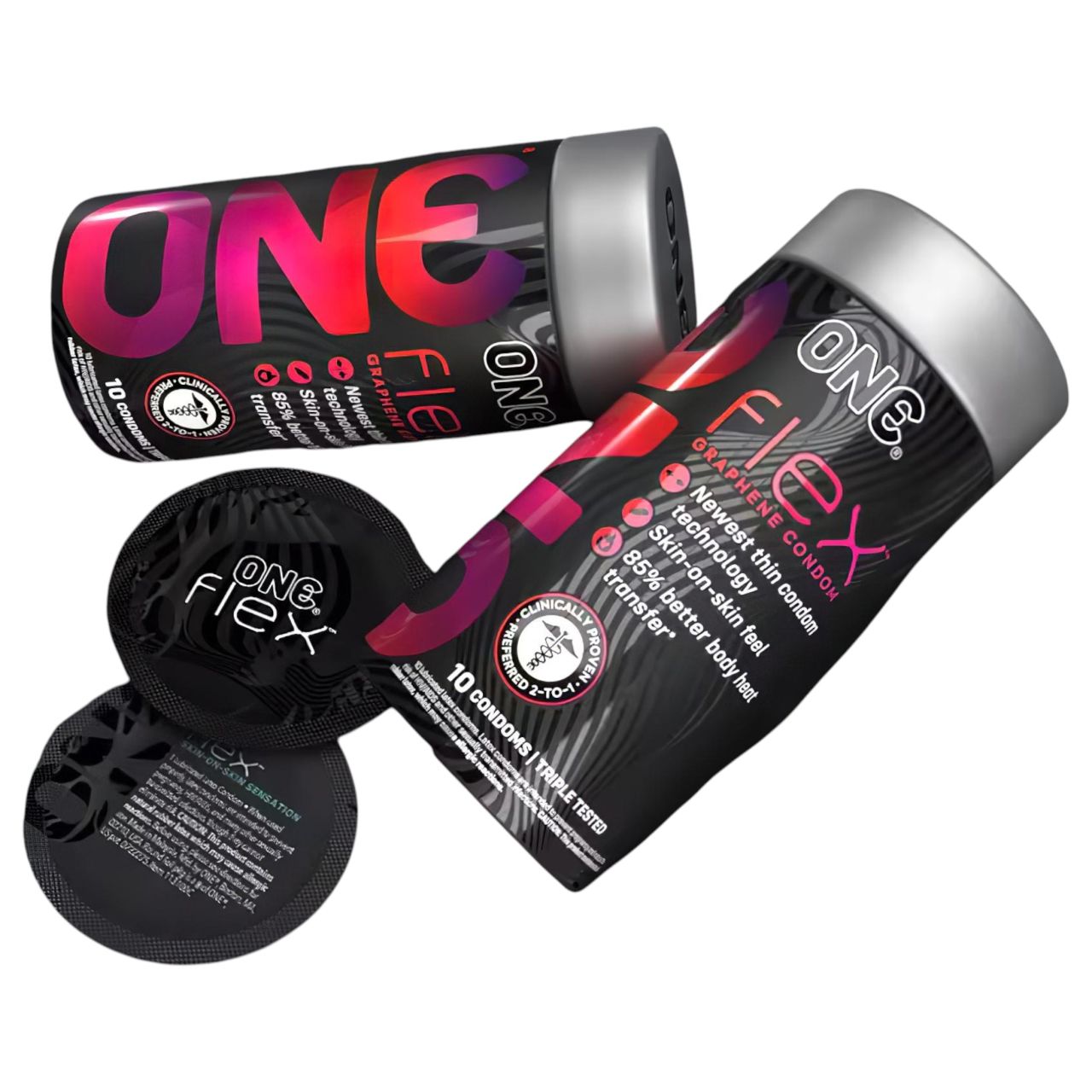 ONE Flex - grafén anyagú óvszer (12 db)