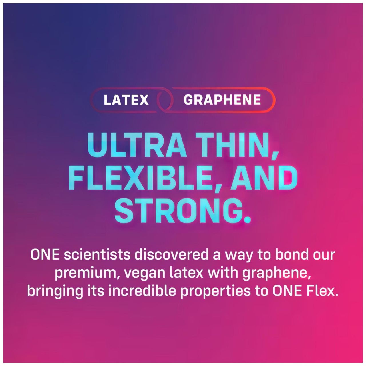 ONE Flex - grafén anyagú óvszer (12 db)