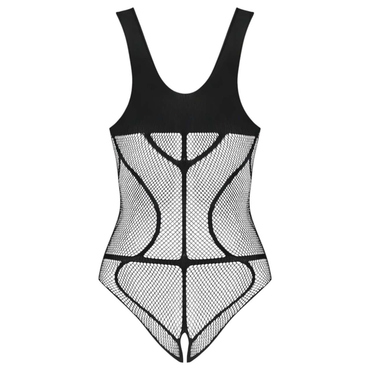 Obsessive B336 - átlátszó, nyitott fekete necc body (S-L) Obsessive B336 - átlátszó, nyitott fekete necc body (S-L)
