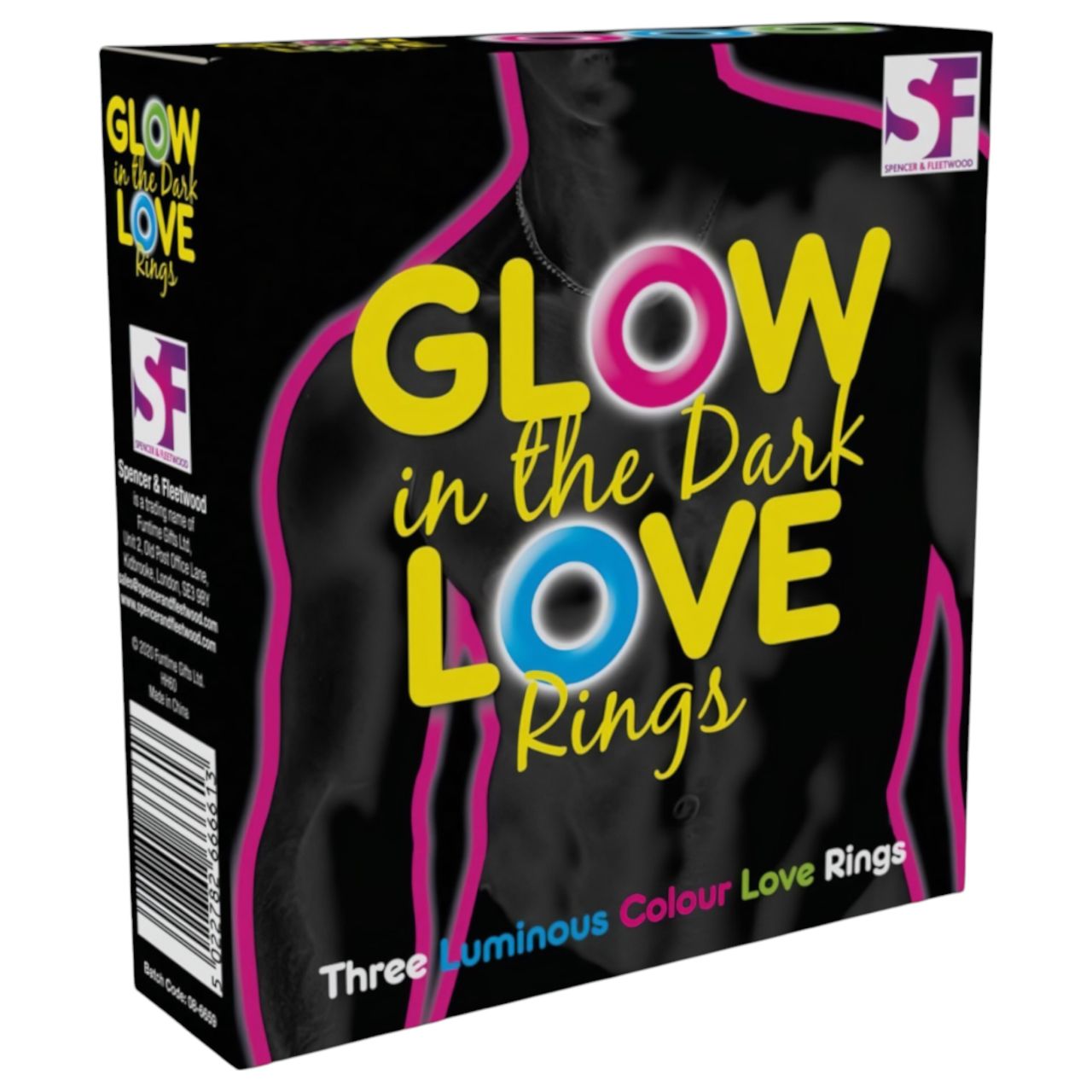 Love Rings - sötétben világító péniszgyűrű szett (3 db)
