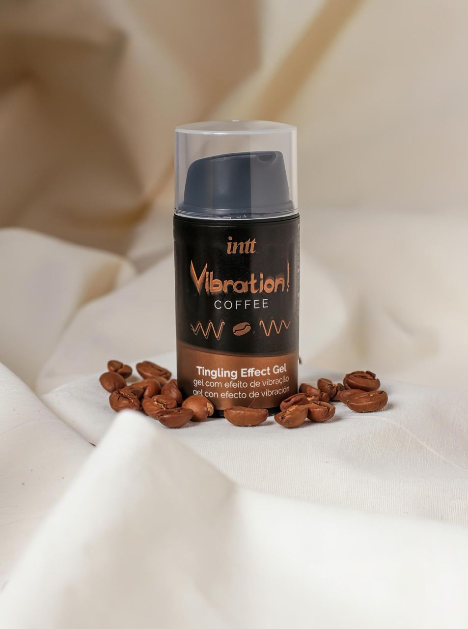Intt Vibration! - folyékony vibrátor - kávé (15 ml)