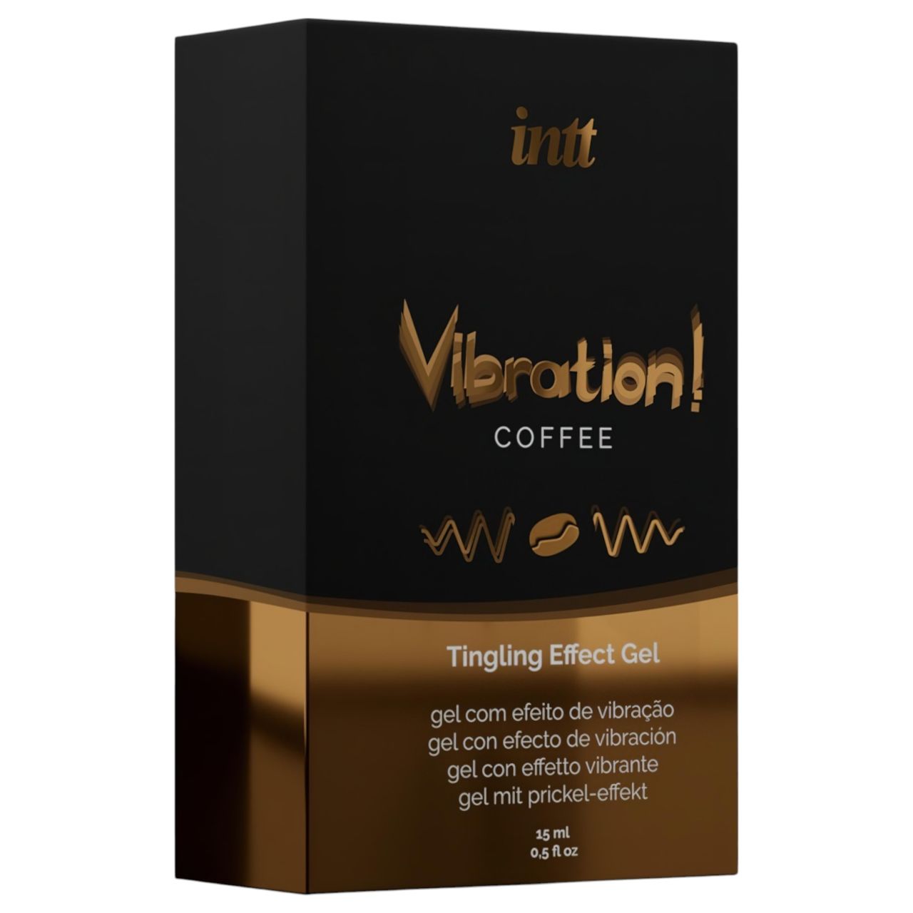 Intt Vibration! - folyékony vibrátor - kávé (15 ml)