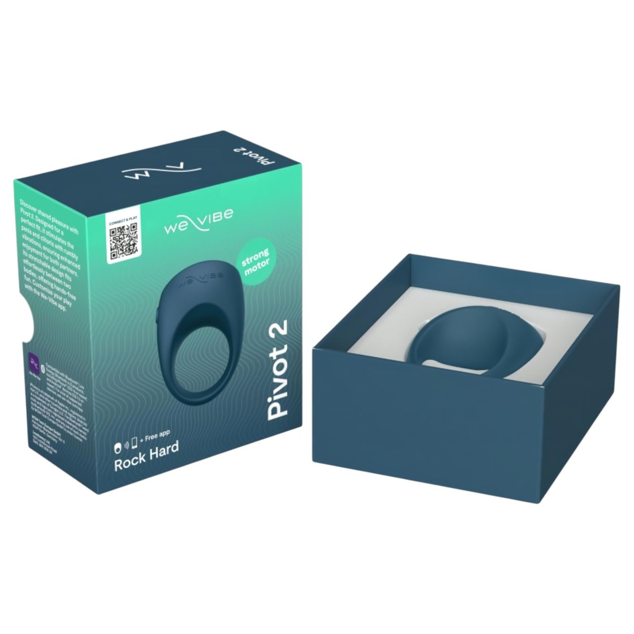 We-Vibe Pivot 2 - App-vezérelt vibrációs péniszgyűrű, férfiaknak (kék) We-Vibe Pivot 2 - App-vezérelt vibrációs péniszgyűrű, férfiaknak (kék)