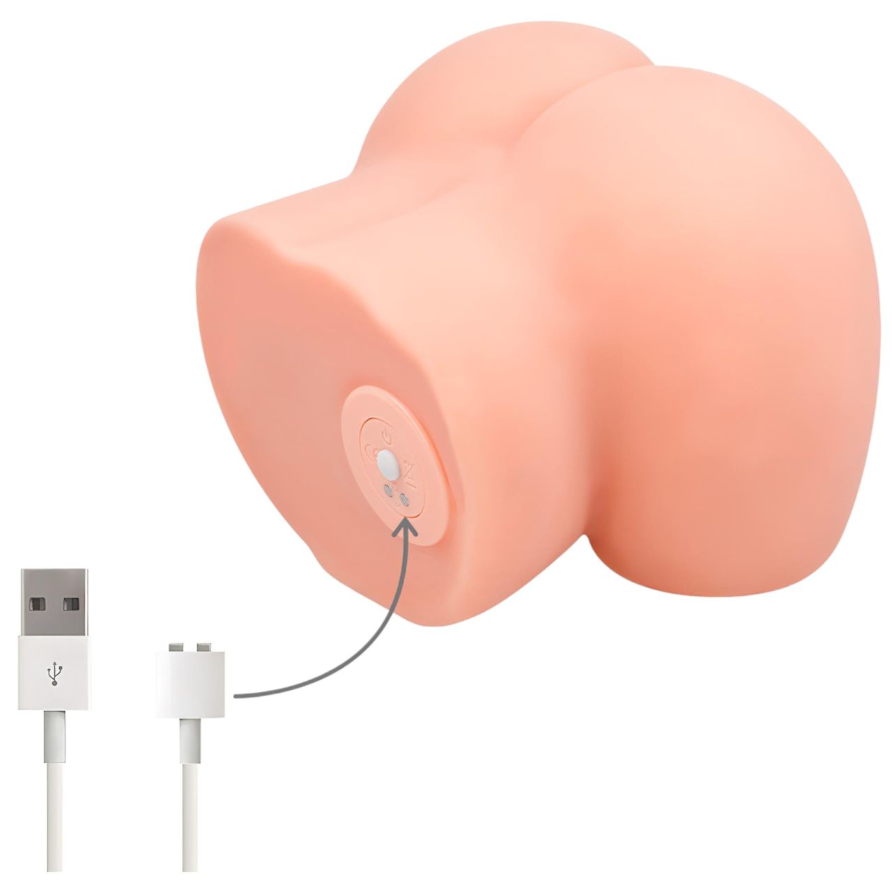First Time Ariana - élethű, vibrációs szűz maszturbátor (testszínű)