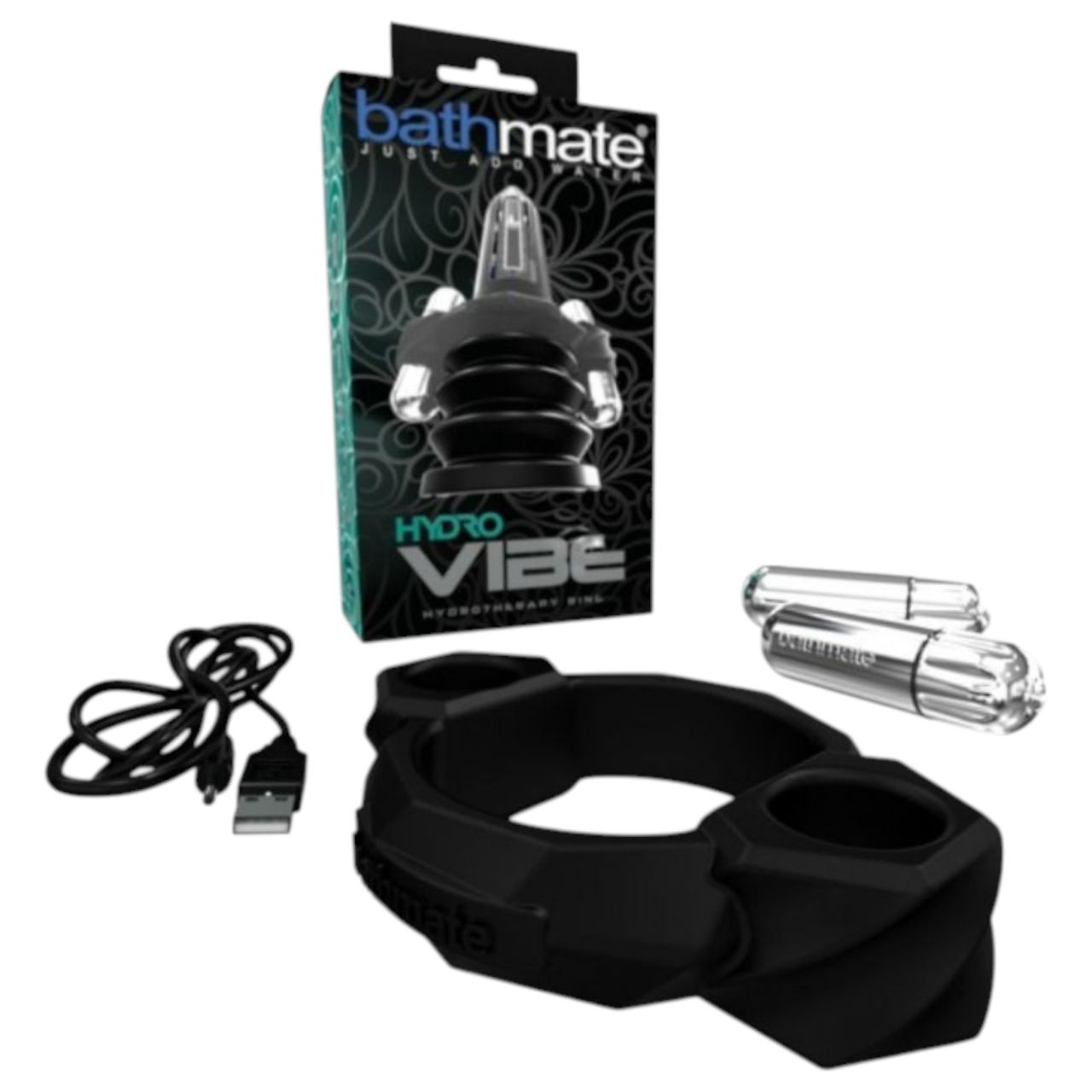 Bathmate Hydro Vibe - hidroterápiás, vibrációs gyűrű péniszpumpához (fekete) Bathmate Hydro Vibe - hidroterápiás, vibrációs gyűrű péniszpumpához (fekete)