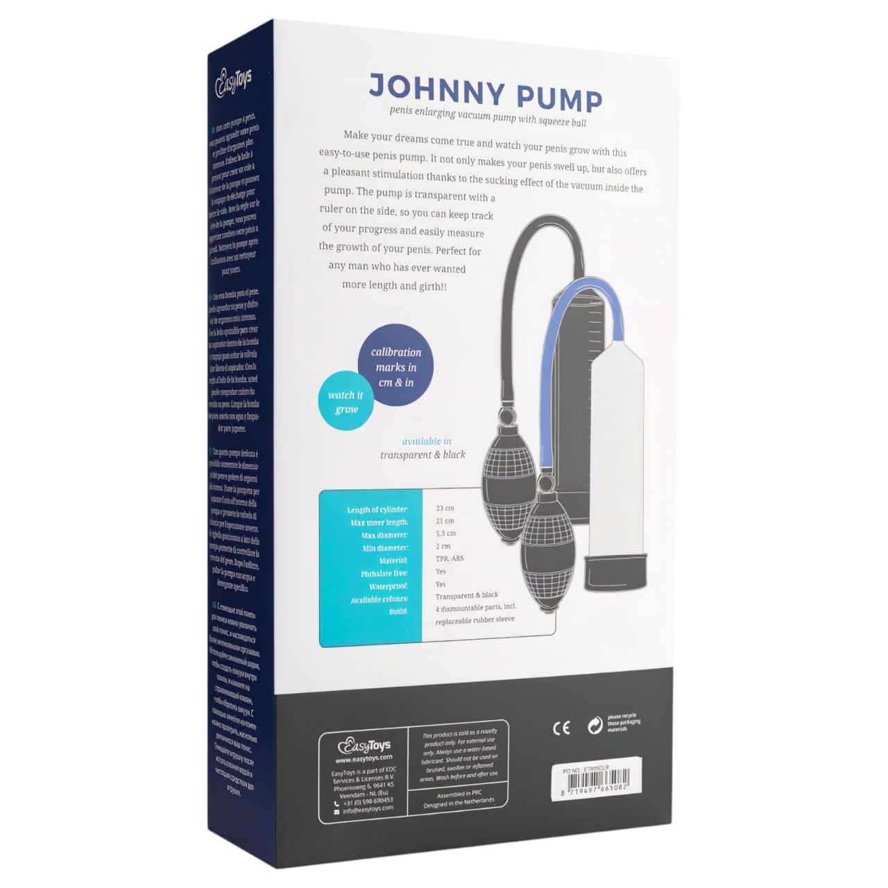 EasyToys - péniszpumpa (átlátszó)