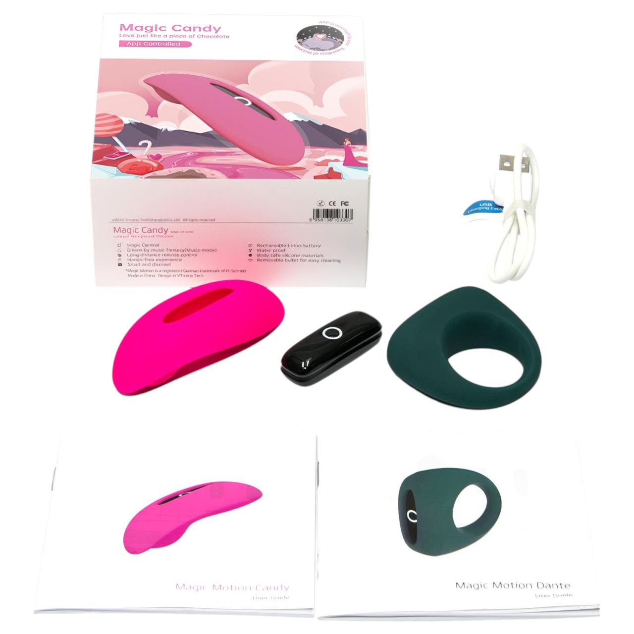 Magic Motion - párvibrátor szett (pink-zöld) Magic Motion - párvibrátor szett (pink-zöld)