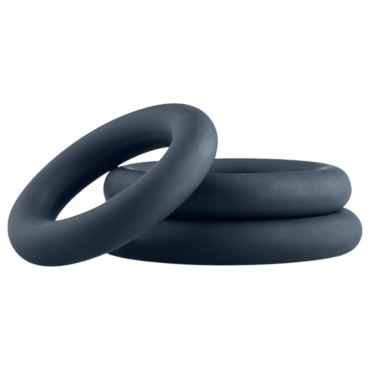 Boners - péniszgyűrű szett - 3 db (szürke) Boners - péniszgyűrű szett - 3 db (szürke)