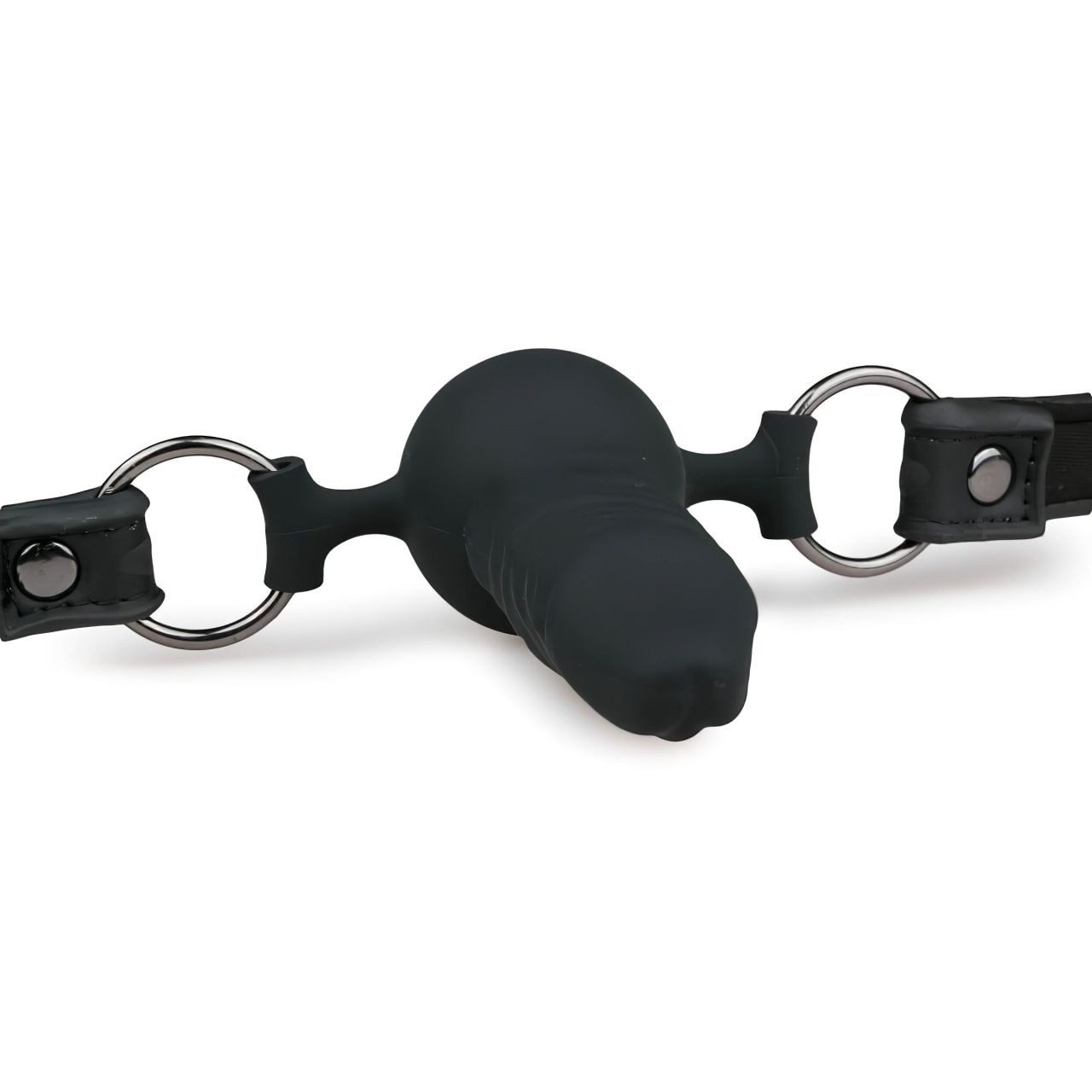 EasyToys - szájpecek belső dildóval (fekete) EasyToys - szájpecek belső dildóval (fekete)