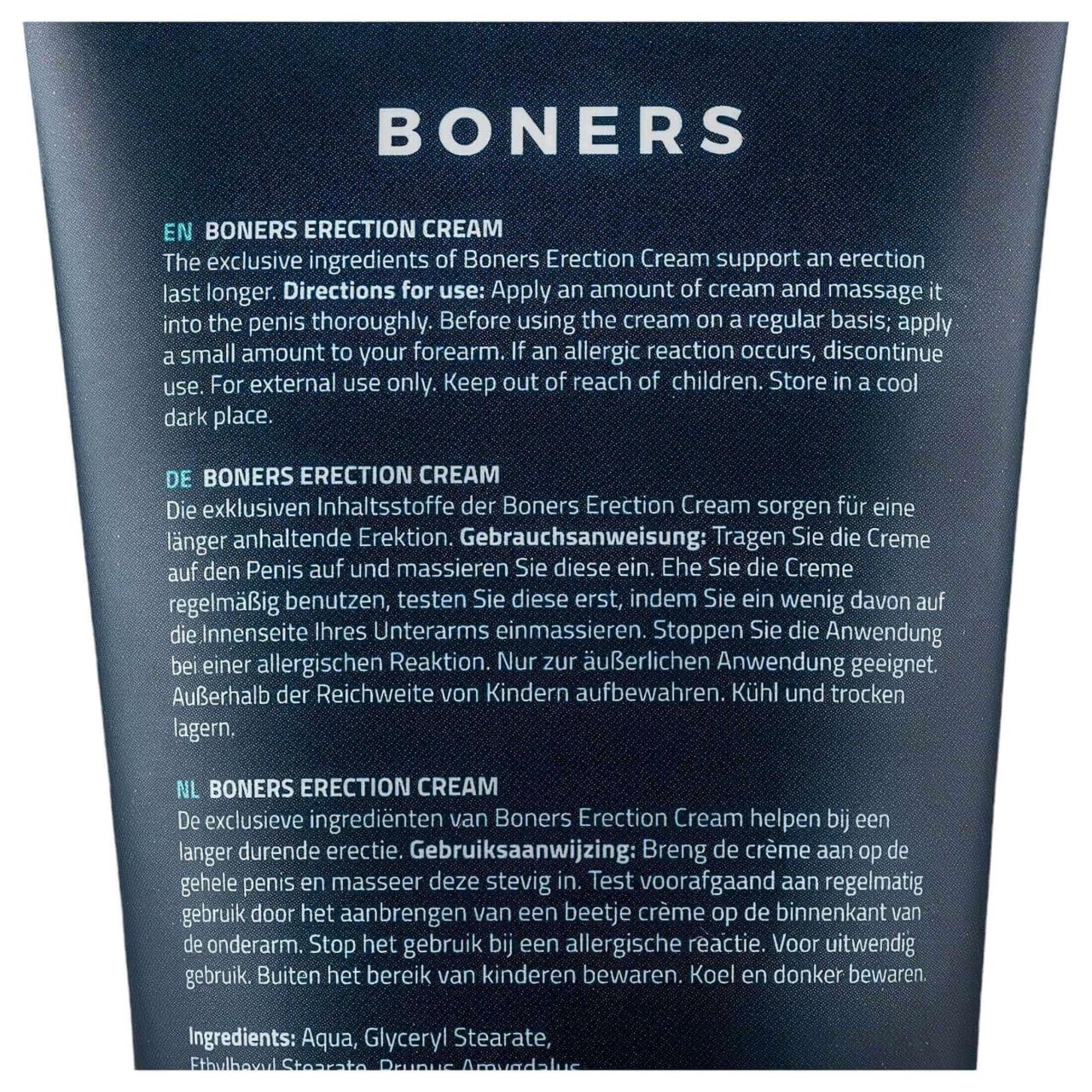 Boners Erection - stimuláló intim krém férfiaknak (100 ml)