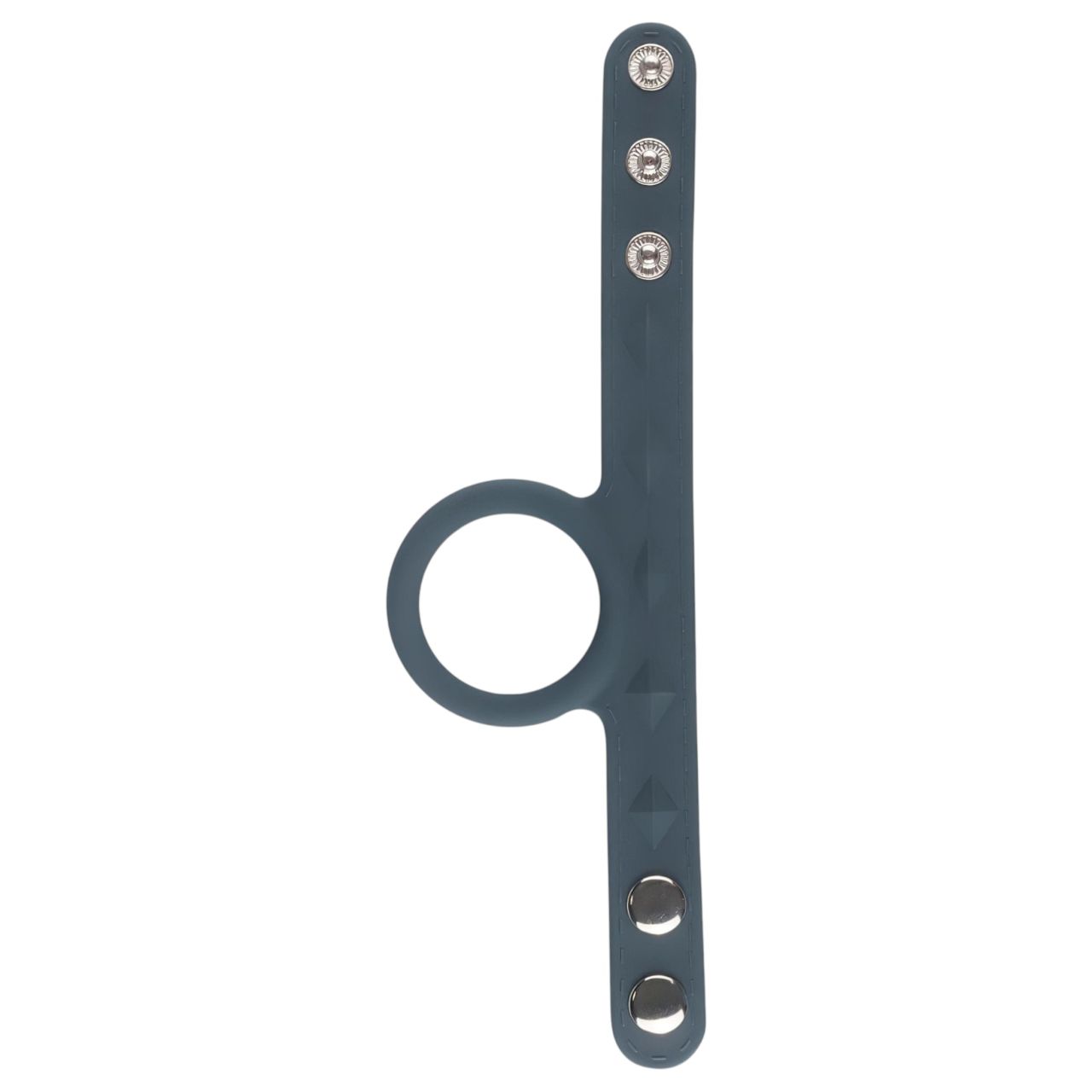 Boners Strap L - péniszgyűrű és heregyűrű egyben (szürke) Boners Strap L - péniszgyűrű és heregyűrű egyben (szürke)