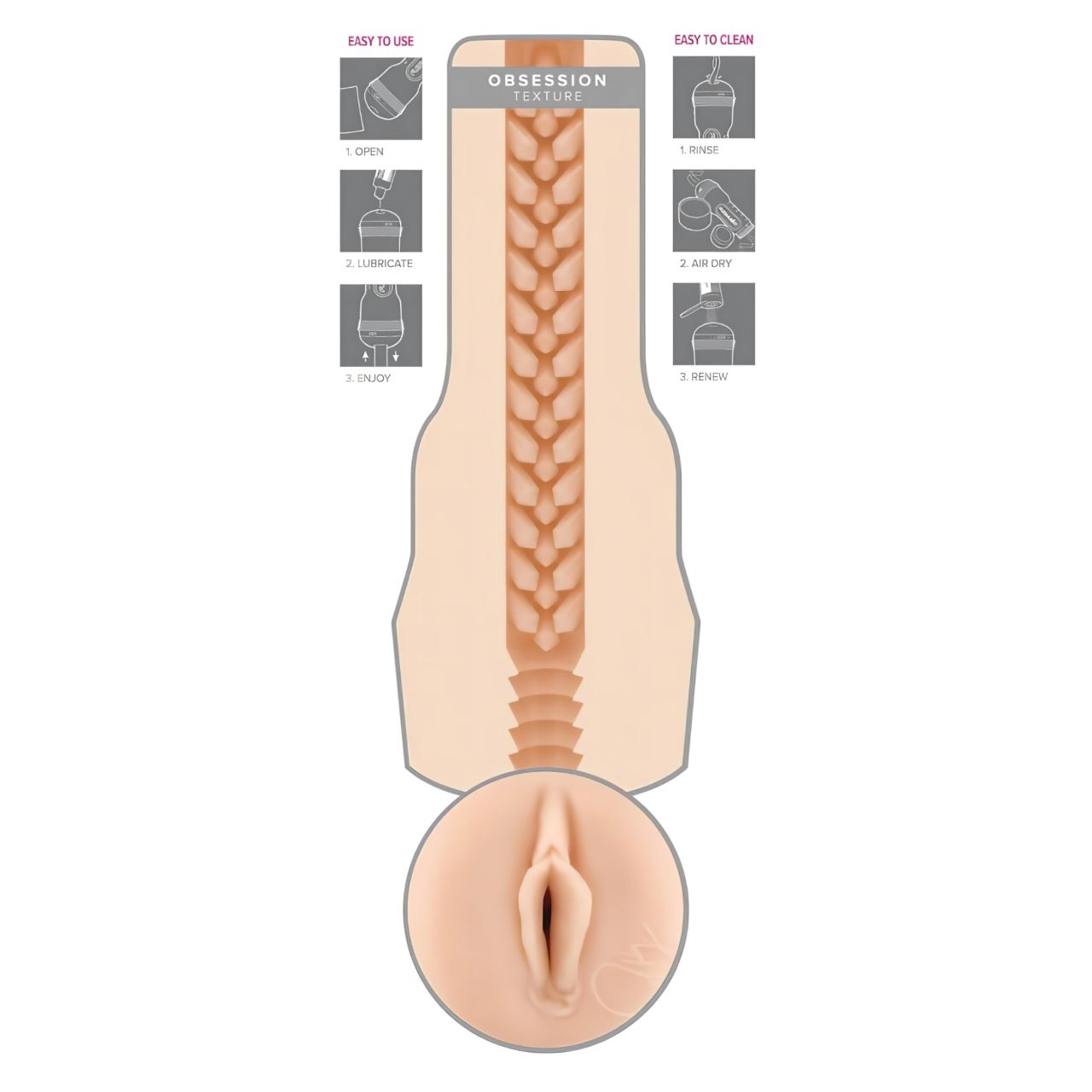 Fleshlight Jenna Haze Obsession - vagina Fleshlight Jenna Haze Obsession - vagina