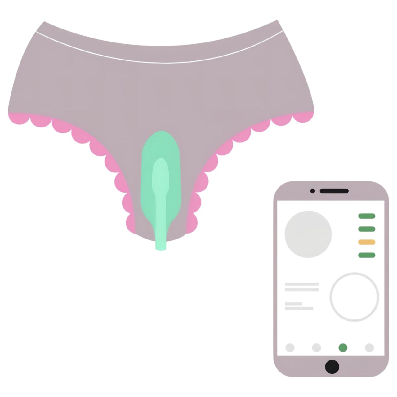 Magic Motion FitCute - App-vezérelt vibrációs gésagolyó (menta) Magic Motion FitCute - App-vezérelt vibrációs gésagolyó (menta)