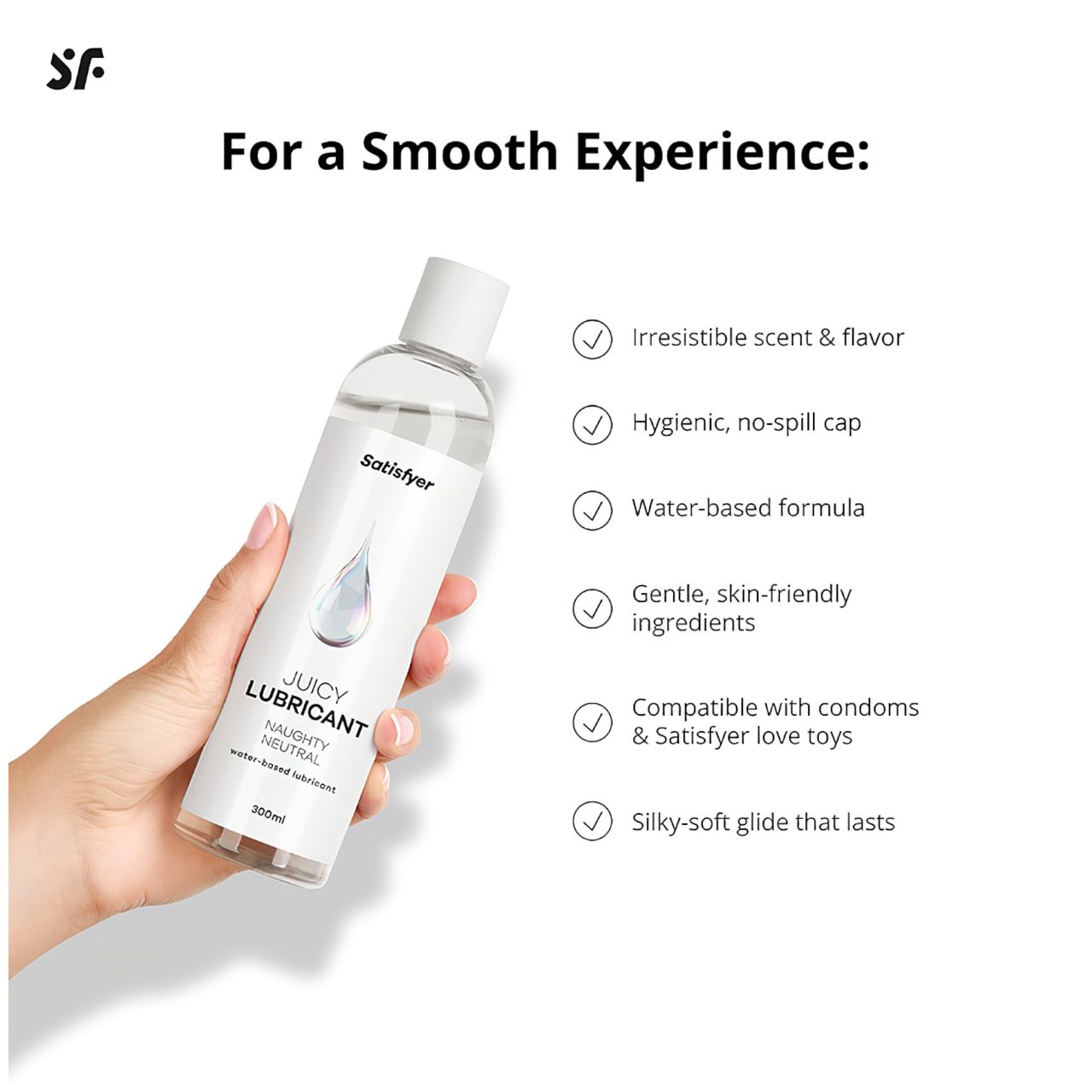 Satisfyer - szenzitív vízbázisú síkosító (300 ml)