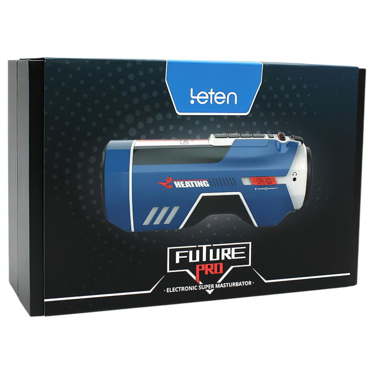 Leten SM Future Pro - hálózati lökő, szorító, melegítő maszturbátor (kék)