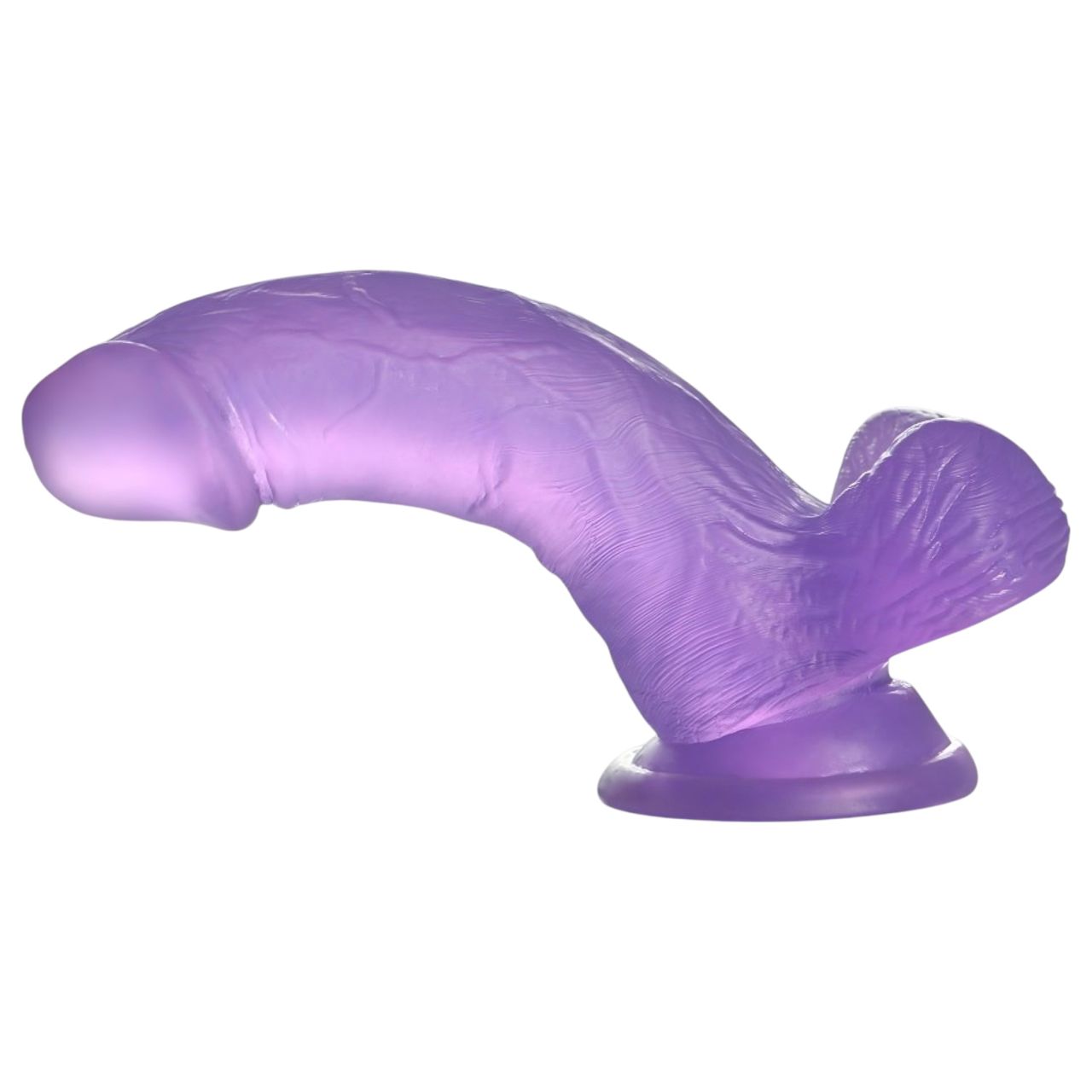 Lovetoy Jelly Studs - tapadókorongos dildó - 15 cm (lila) Lovetoy Jelly Studs - tapadókorongos dildó - 15 cm (lila)