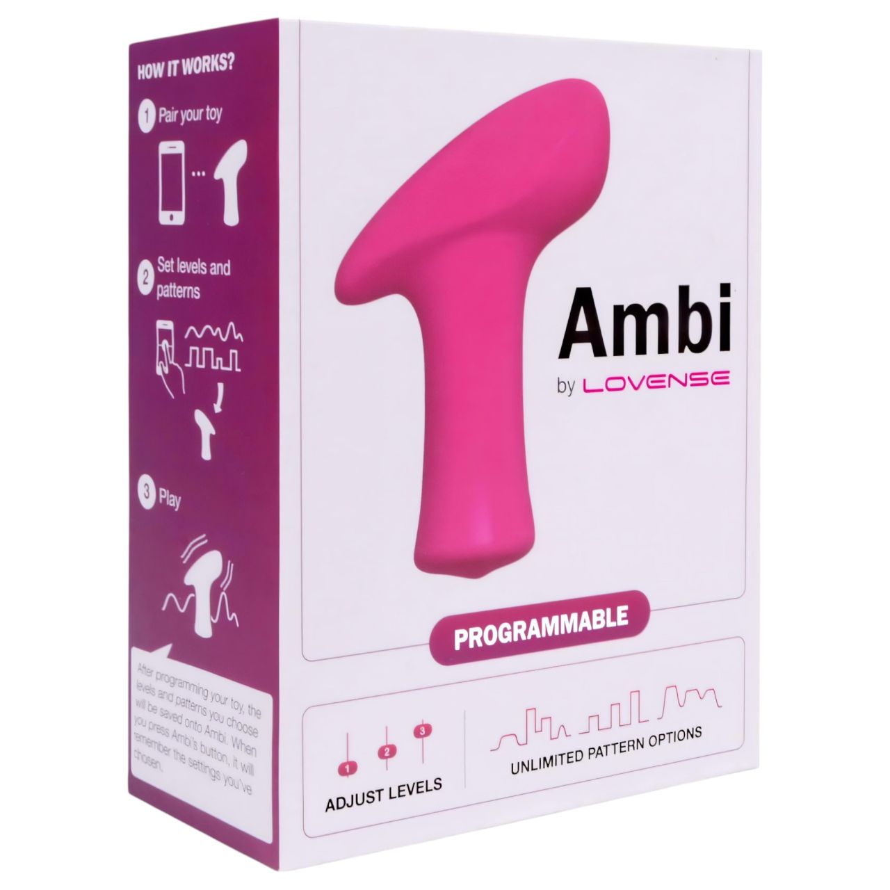 Lovense Ambi - App-vezérelt csiklóvibrátor (pink) Lovense Ambi - App-vezérelt csiklóvibrátor (pink)