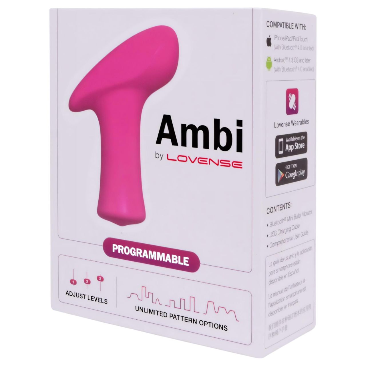 Lovense Ambi - App-vezérelt csiklóvibrátor (pink) Lovense Ambi - App-vezérelt csiklóvibrátor (pink)
