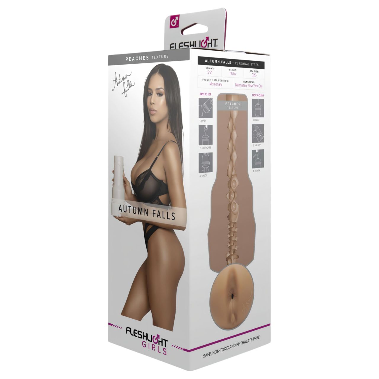 Fleshlight Autumn Falls Peaches - élethű műpopsi (testszínű)