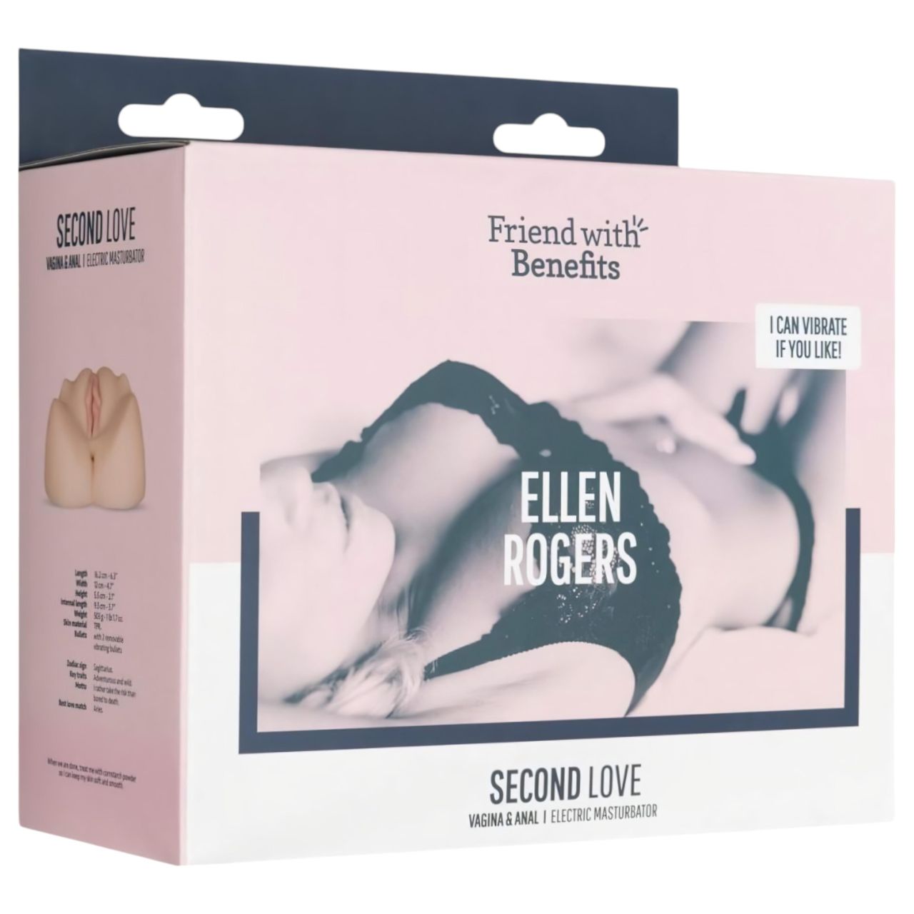 FWB - Ellen Rogers műpunci és popsi vibrátorral (testszínű) FWB - Ellen Rogers műpunci és popsi vibrátorral (testszínű)