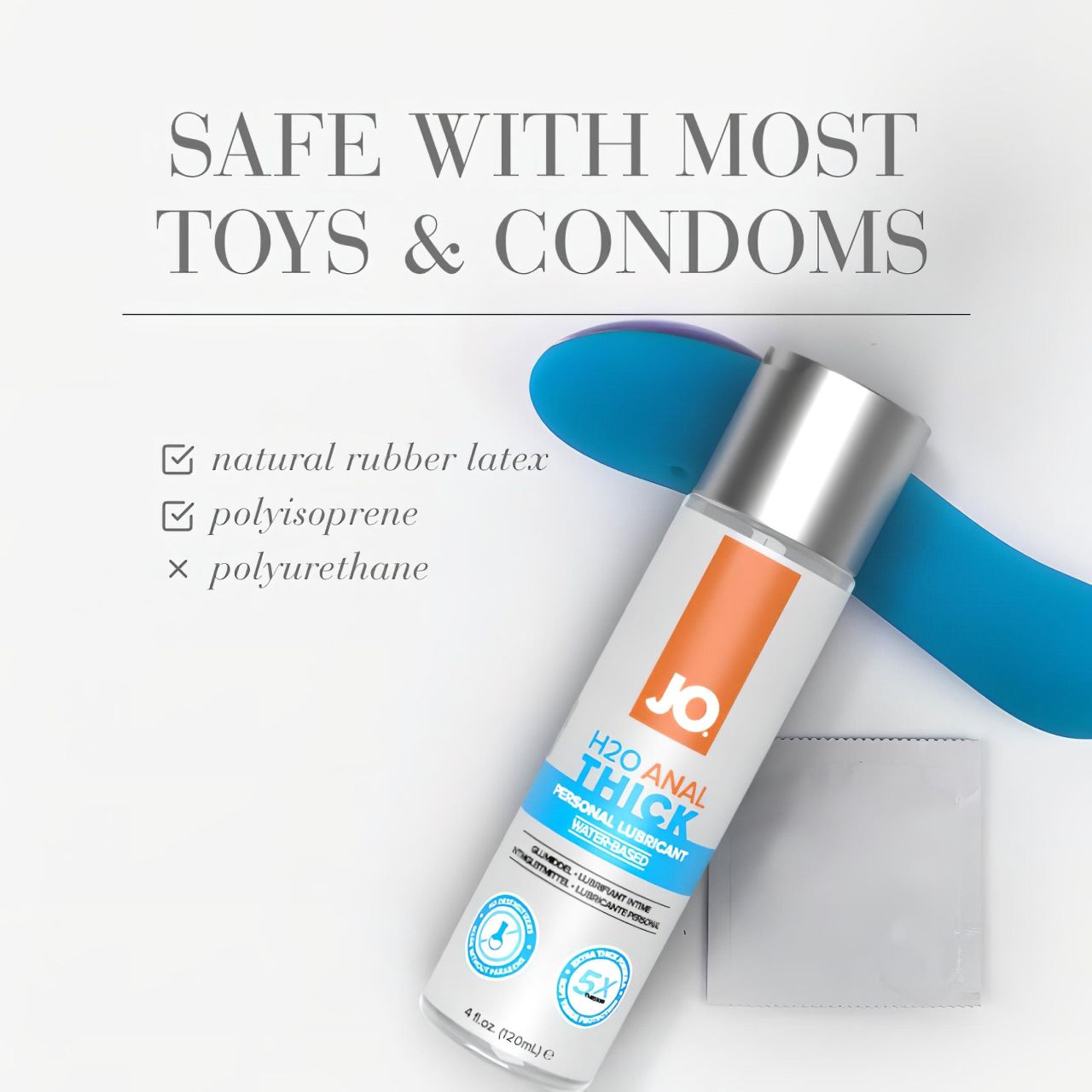 System JO - extra sűrű anál síkosító (120 ml)