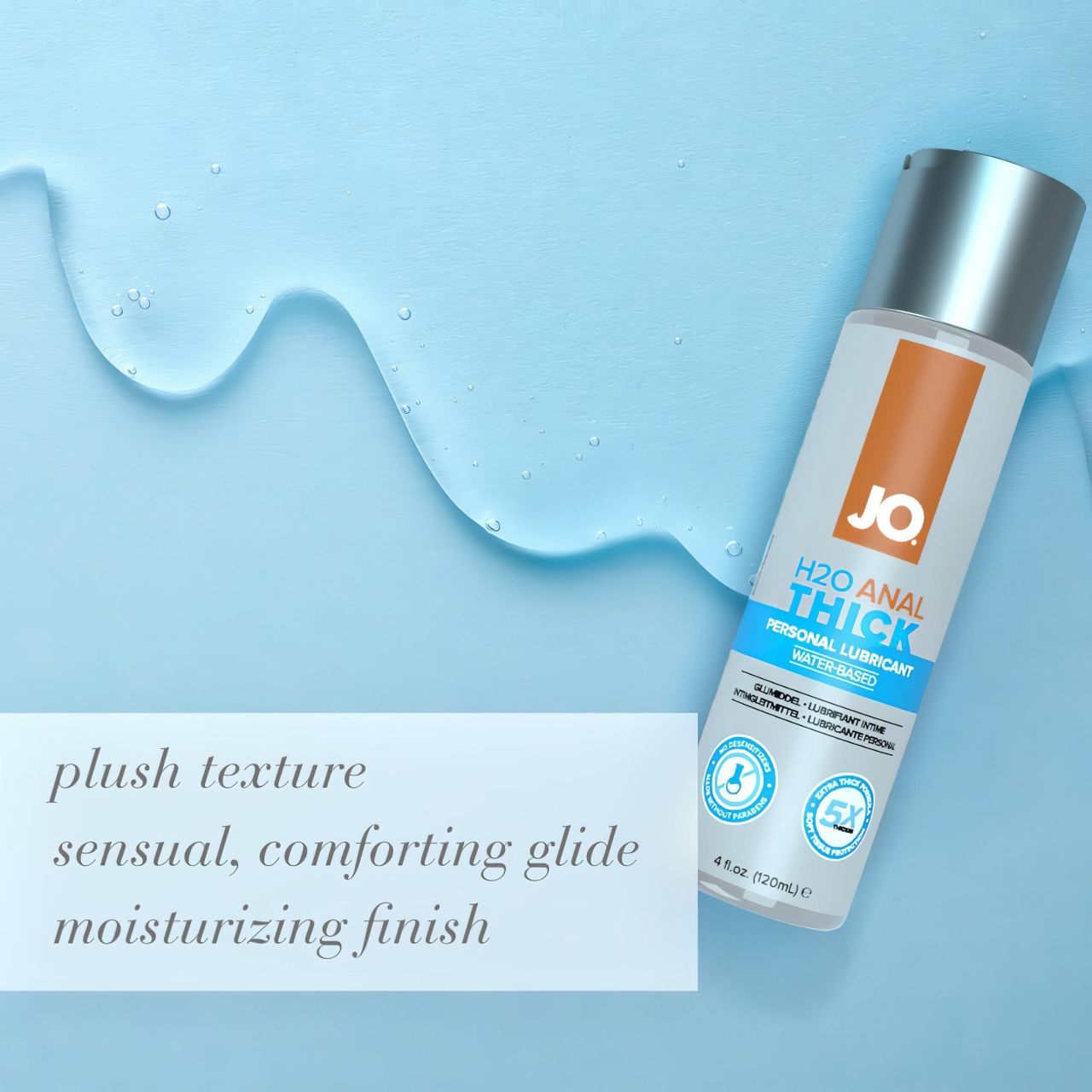System JO - extra sűrű anál síkosító (120 ml)