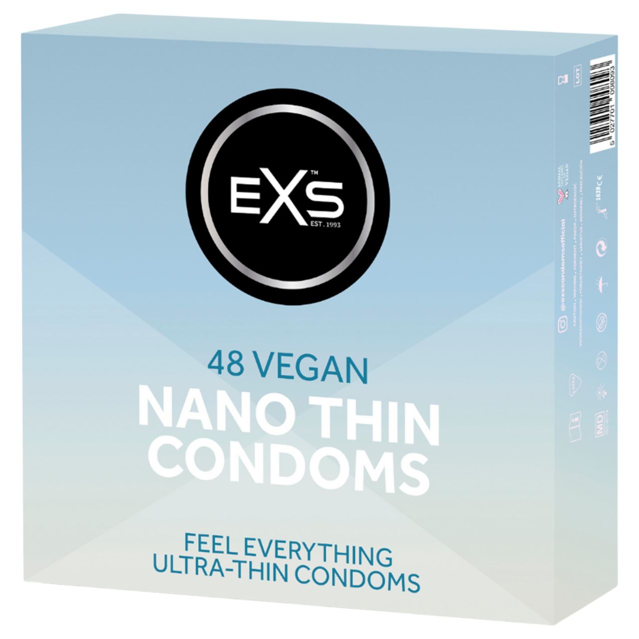 EXS Nano Thin - ultravékony óvszer (48 db) EXS Nano Thin - ultravékony óvszer (48 db)