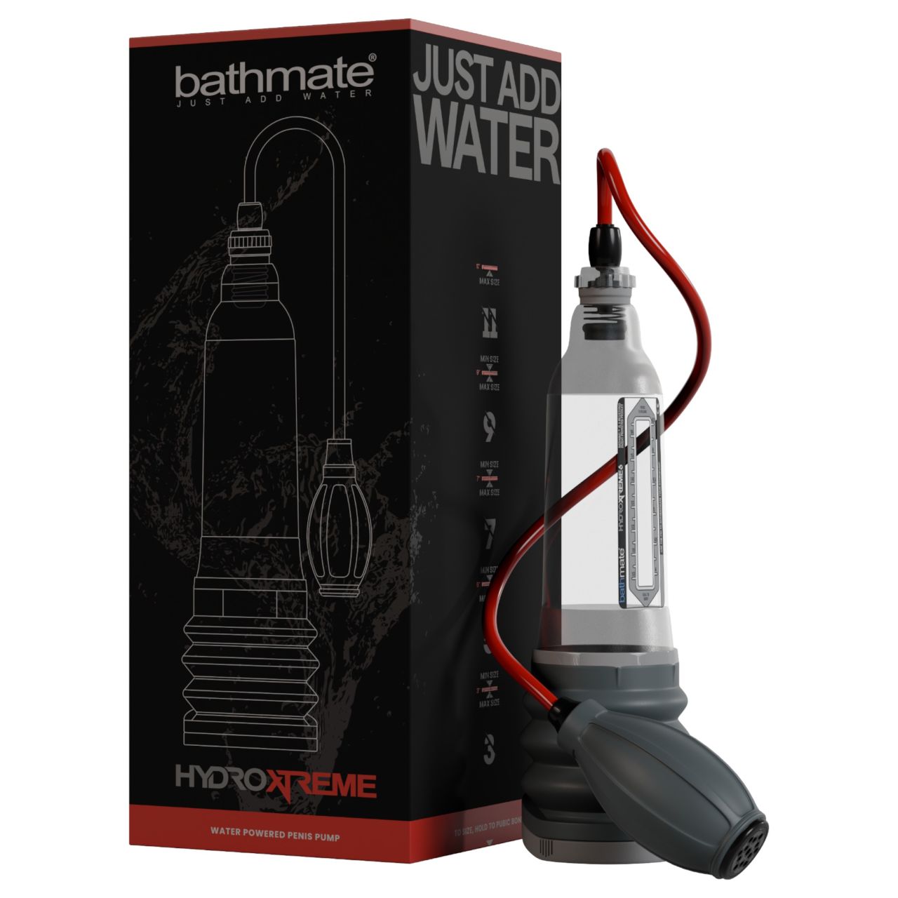 Bathmate HydroXtreme 6 - hidropumpa, kiegészítők nélkül (átlátszó) Bathmate HydroXtreme 6 - hidropumpa, kiegészítők nélkül (átlátszó)