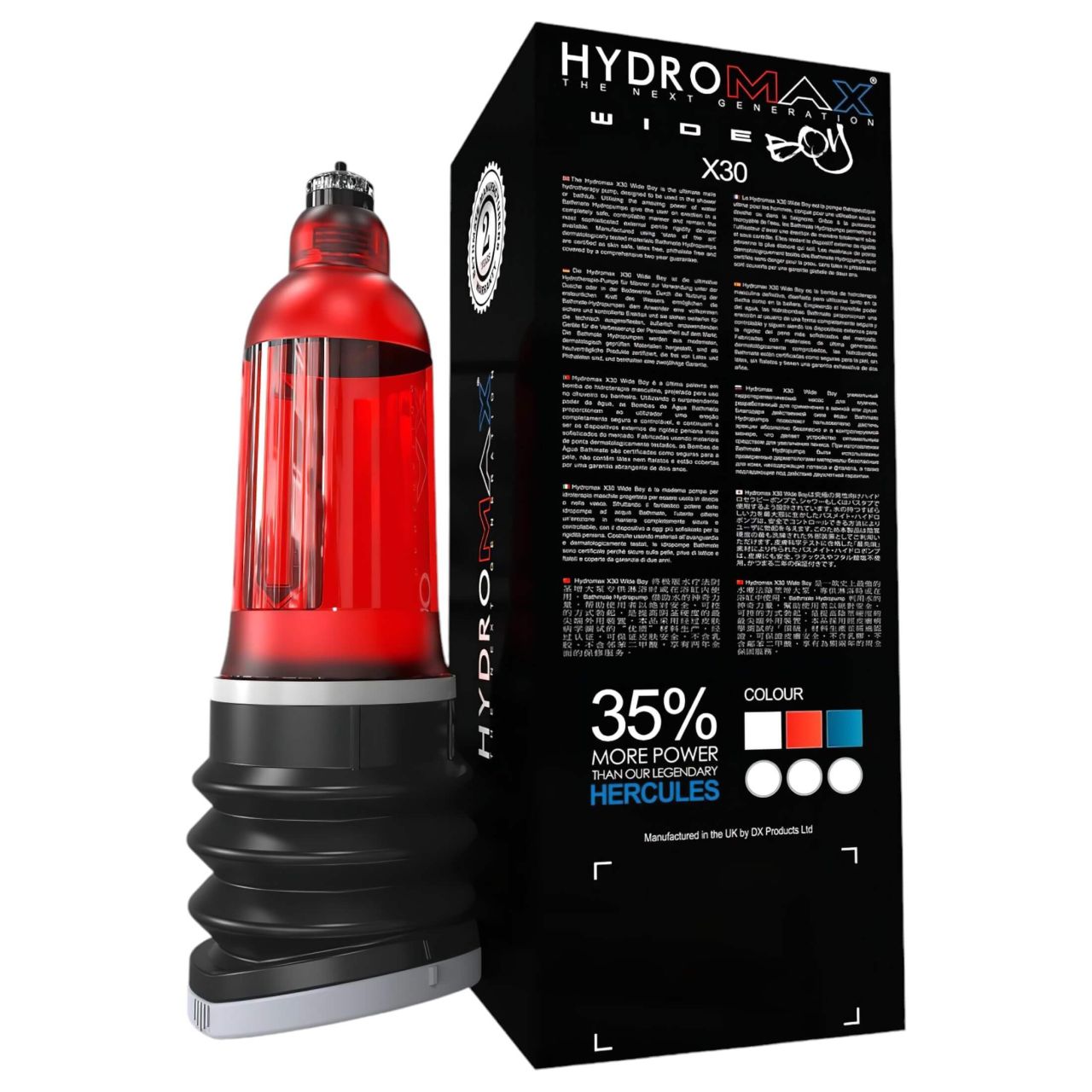 Bathmate Hydromax 7 Wide - Hidropumpa (piros) Bathmate Hydromax 7 Wide - Hidropumpa (piros)