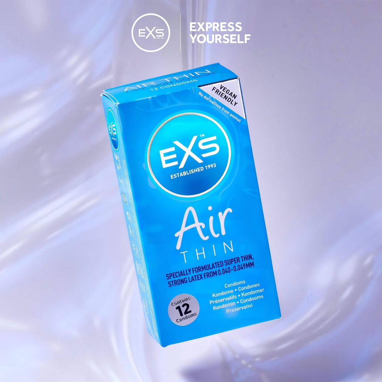 EXS Air Thin - latex óvszer (12 db)