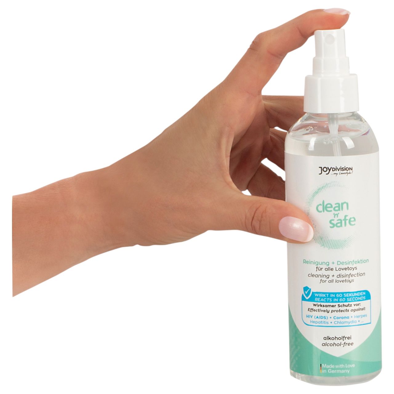 JoyDivision Clean Safe - fertőtlenítő és tisztító spray (200 ml) JoyDivision Clean Safe - fertőtlenítő és tisztító spray (200 ml)
