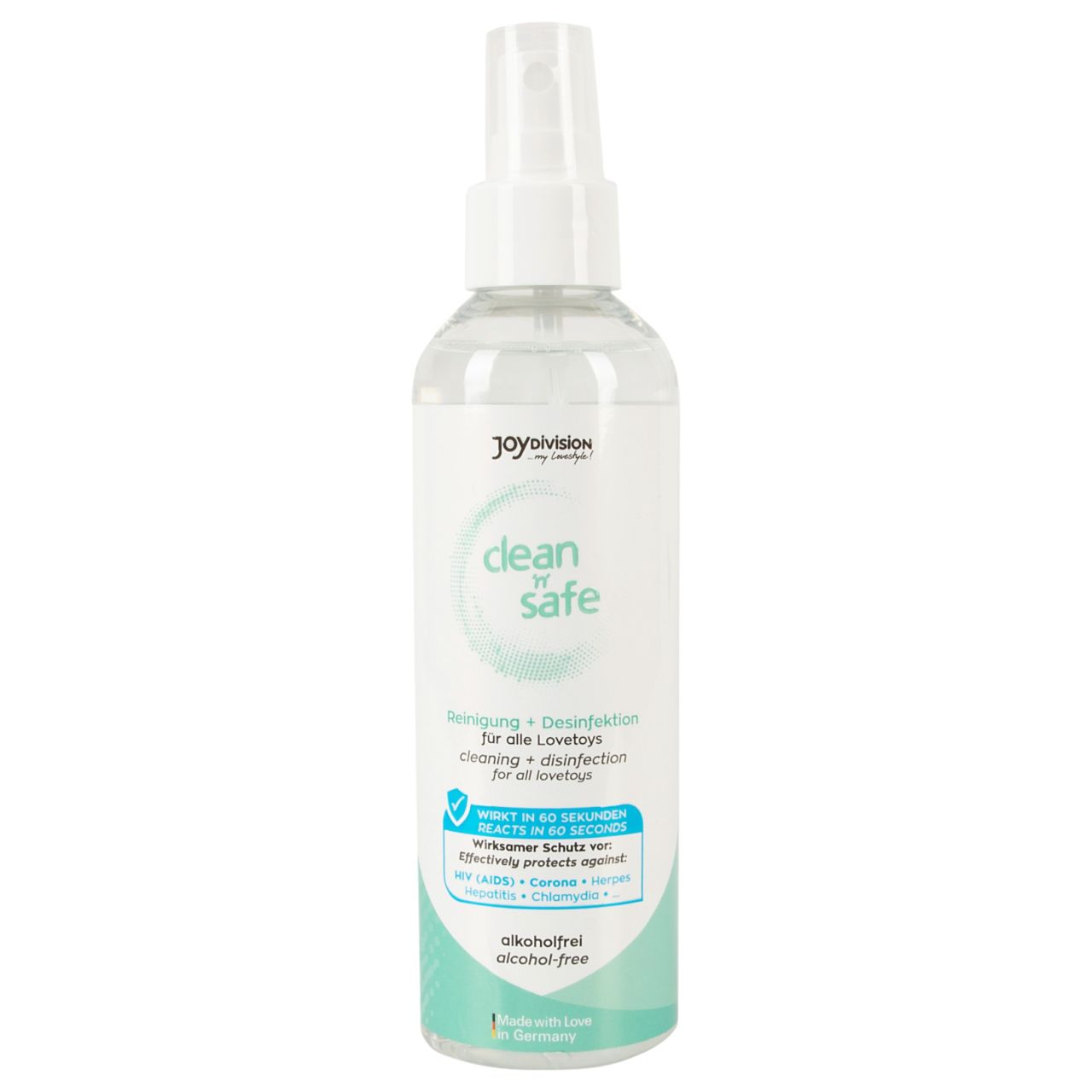 JoyDivision Clean Safe - fertőtlenítő és tisztító spray (200 ml) JoyDivision Clean Safe - fertőtlenítő és tisztító spray (200 ml)